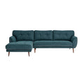 Luxe turquoise chaise longue bank met moderne uitstraling